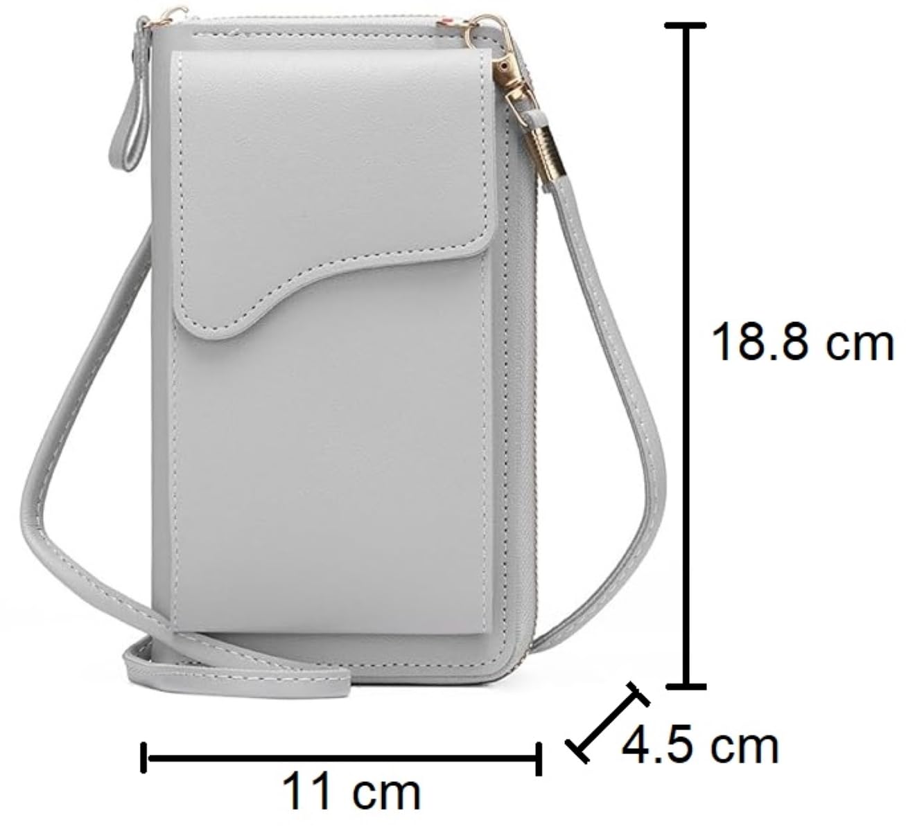 MOMISY Women Cellphone Sling Bag Card Holder Wallet Handbag Crossbody multi-function Shoulder Mobile Bag for Girls