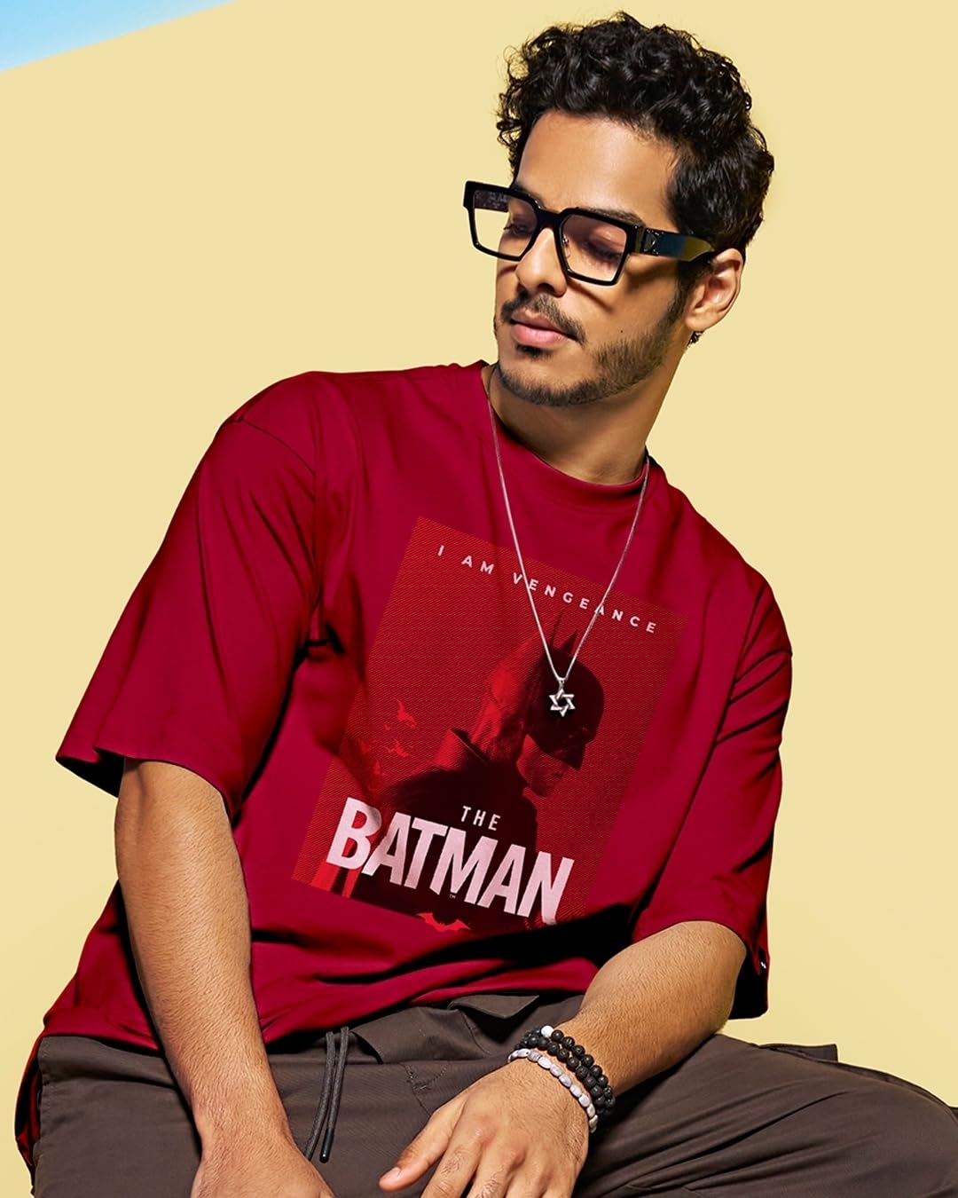 Bewakoof Men's Cotton Oversized Fit T-Shirt