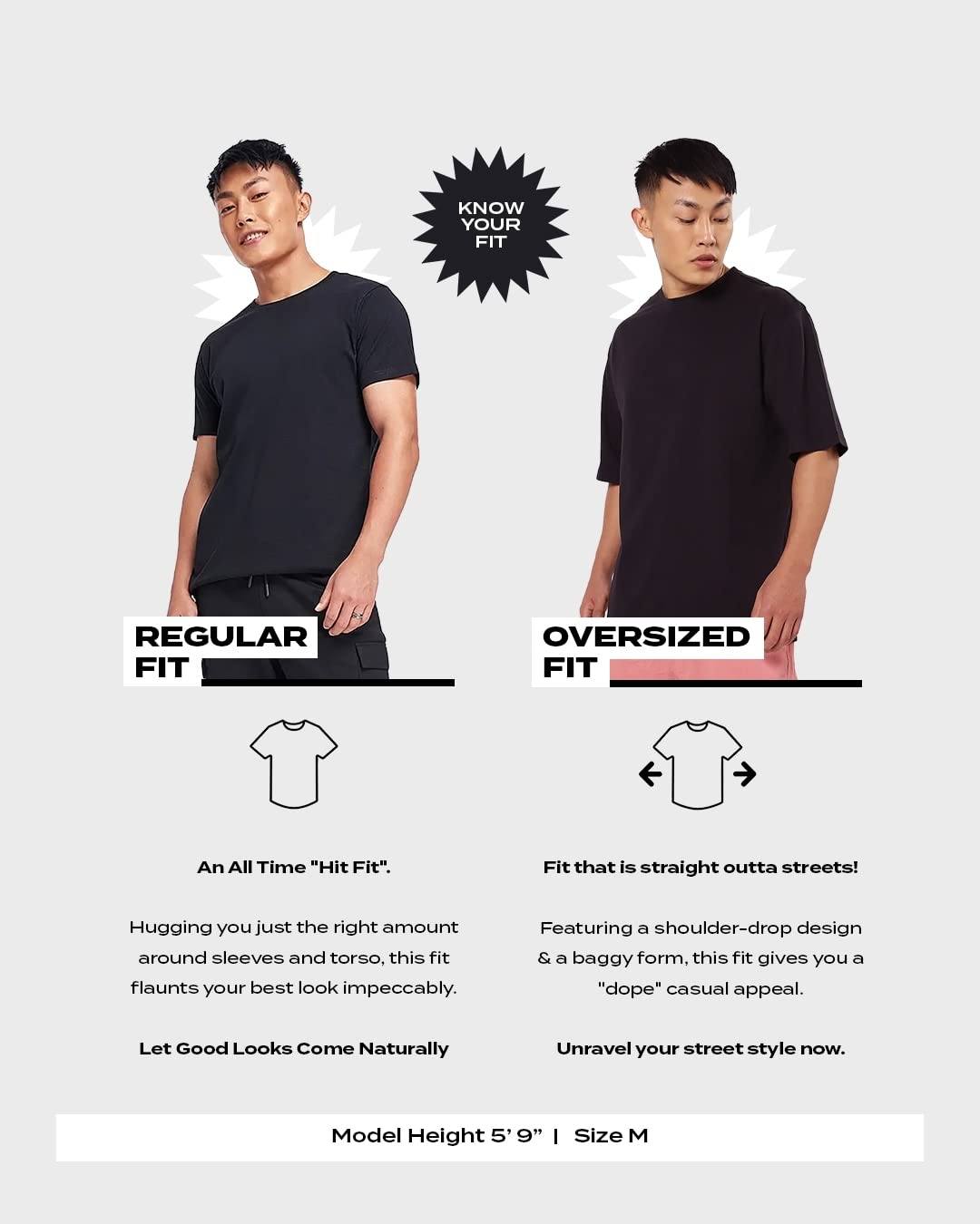 Bewakoof Men's Cotton Oversized Fit T-Shirt