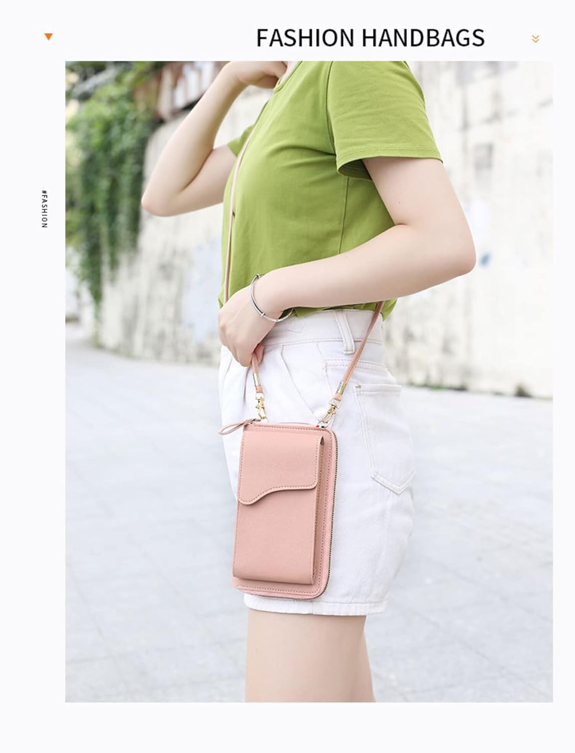 MOMISY Women Cellphone Sling Bag Card Holder Wallet Handbag Crossbody multi-function Shoulder Mobile Bag for Girls