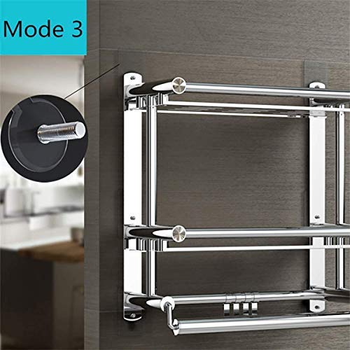 JIALTO Adhesive Hooks Kitchen Wall Hooks-Heavy Duty 13.2lb(Max) Nail Free Sticky Hangers with Stainless Hooks Reusable Utility Towel Bath Ceiling Hooks-10 pcs