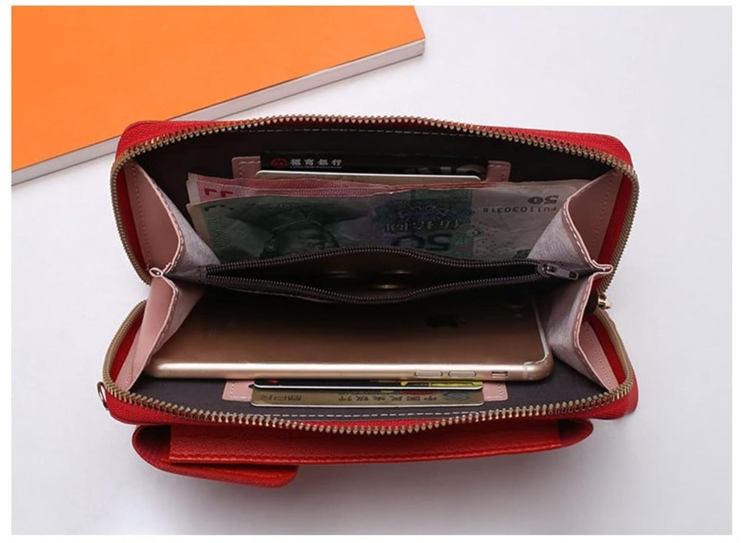 MOMISY Women Cellphone Sling Bag Card Holder Wallet Handbag Crossbody multi-function Shoulder Mobile Bag for Girls