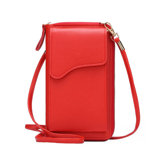 MOMISY Women Cellphone Sling Bag Card Holder Wallet Handbag Crossbody multi-function Shoulder Mobile Bag for Girls